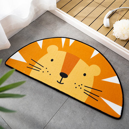 Cartoon Entrance Floor Mat Happy Animals
