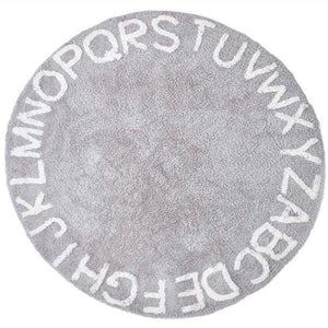 Round Rug Circle ABC Alphabet