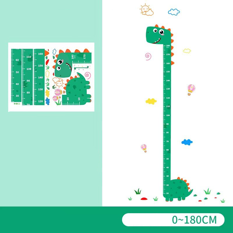 Height Chart Wall Decal Cartoon Style