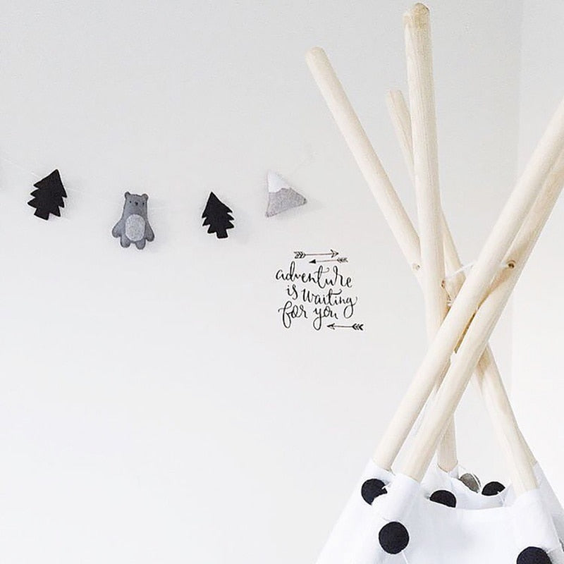 Clouds And Mountains Nursery Hanging