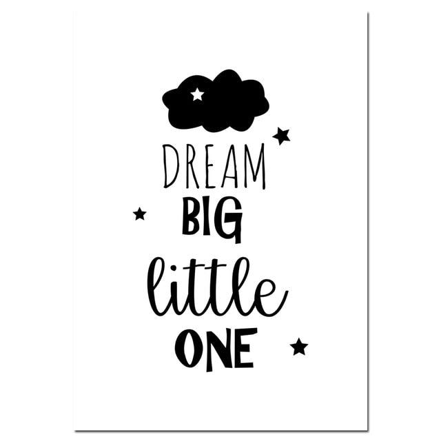 Little Man Cave Nursery Canvas Posters