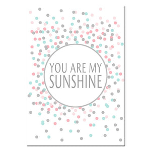 Love Dots Nursery Canvas Posters