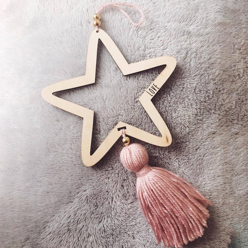 Wooden Star Nursery Hanging