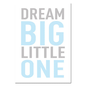 Blue Cloud Nursery Canvas Posters
