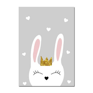 Follow You Heart Nursery Canvas Posters