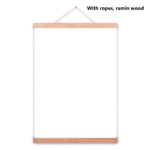 Wooden Poster Hanger Frame
