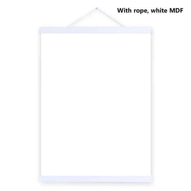 Wooden Poster Hanger Frame