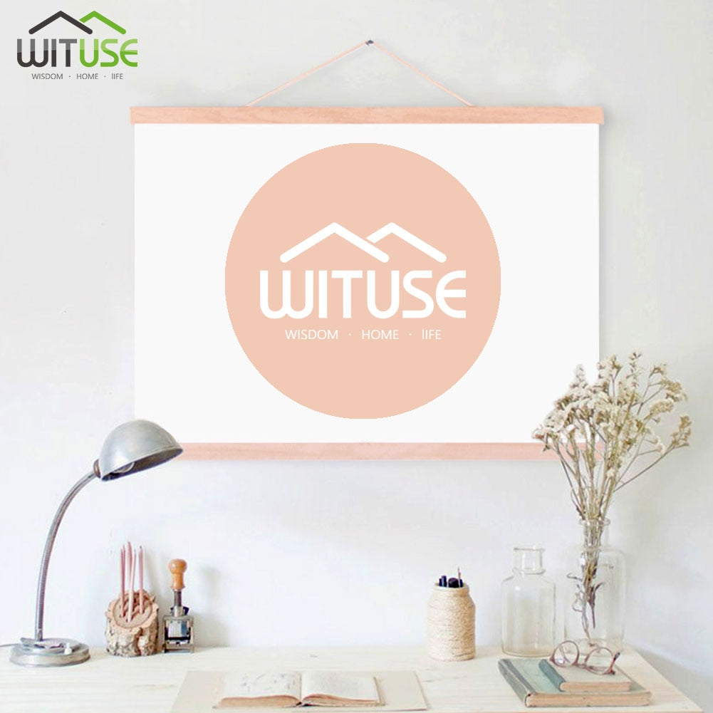 Wooden Poster Hanger Frame