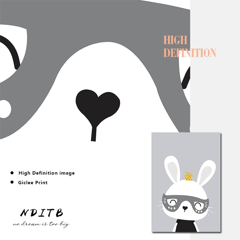 Super Hero Nursery Canvas Posters