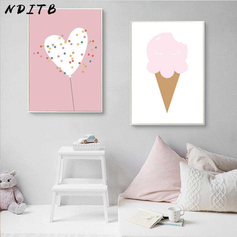 Rabbit Ears Nursery Canvas Posters