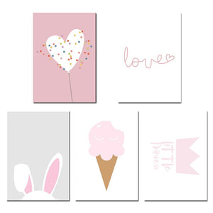 Rabbit Ears Nursery Canvas Posters