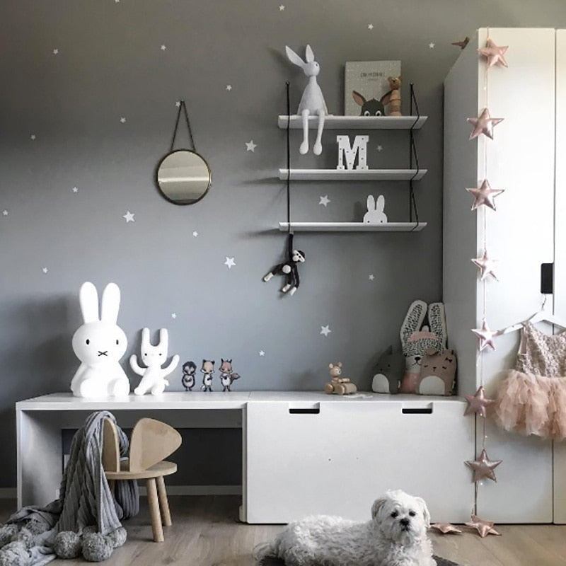 Stars Pattern Nursery Wall Stickers