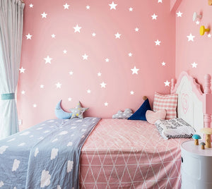 Stars Pattern Nursery Wall Stickers