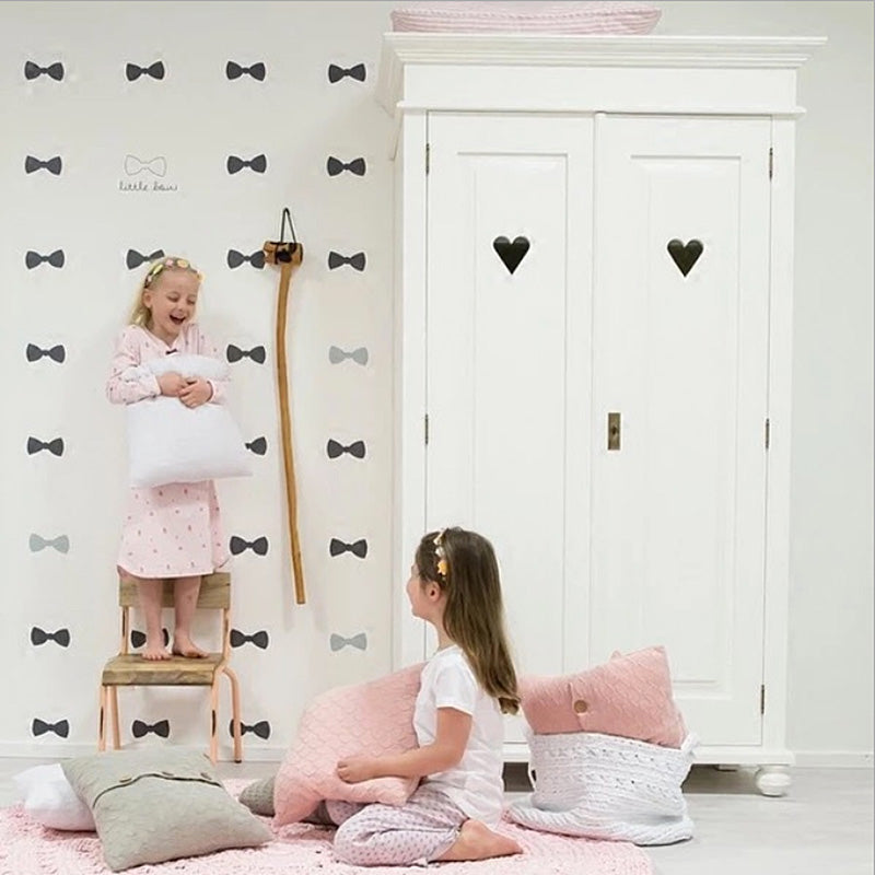 Little Bowknot Pattern Nursery Wall Stickers