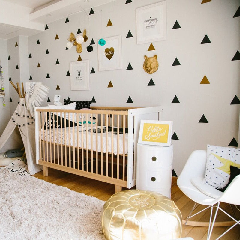Triangles Pattern Wall Stickers