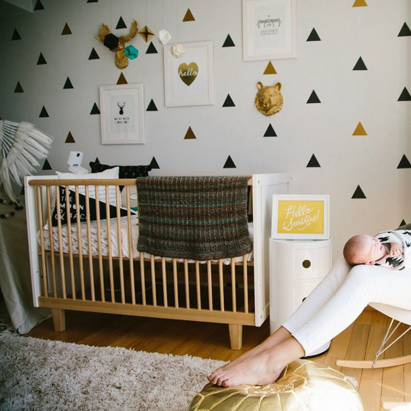 Triangles Pattern Wall Stickers