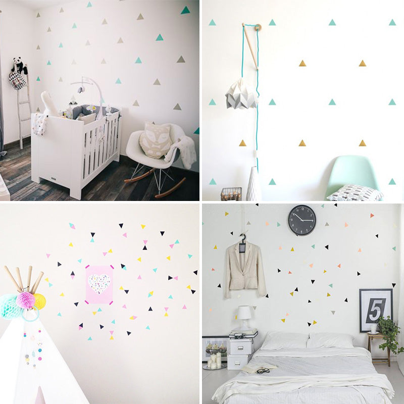 Triangles Pattern Wall Stickers