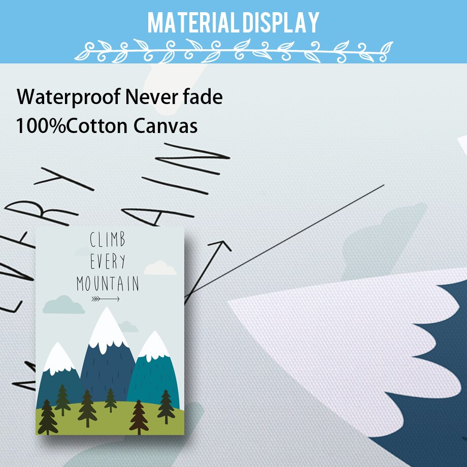 Mountain Tree Forest Nursery Canvas Posters