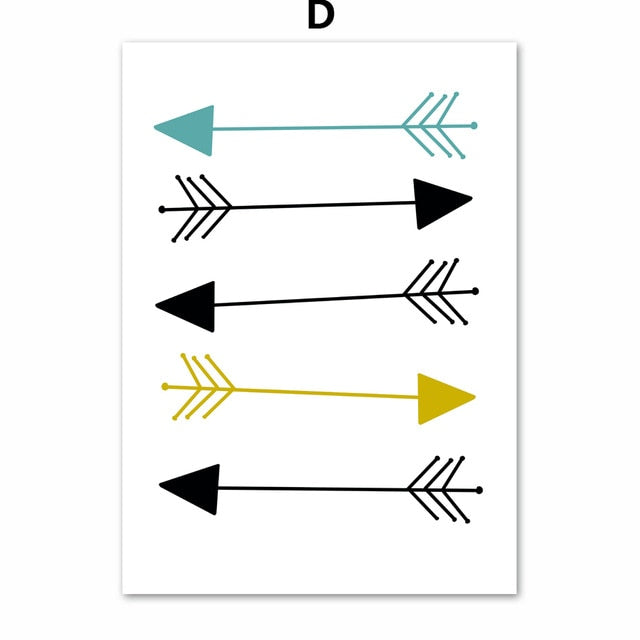 Mountain Tree Forest Nursery Canvas Posters