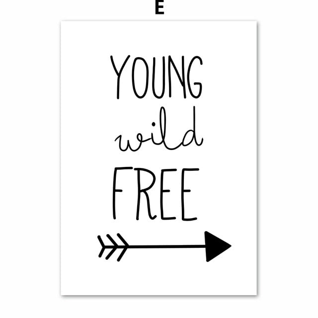 Mountain Tree Forest Nursery Canvas Posters