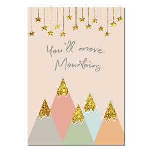 Tribal Animals Nursery Canvas Posters