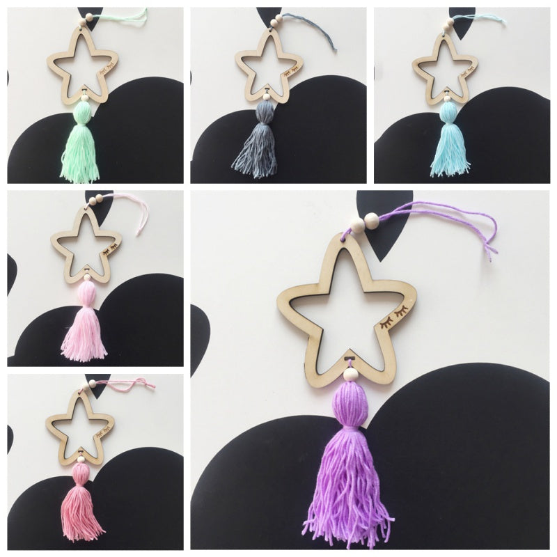 Wooden Star Nursery Hanging