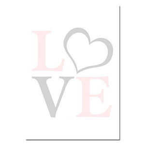 Elephant Love Nursery Canvas Posters