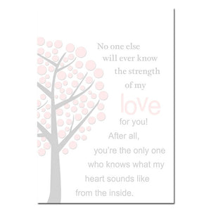 Elephant Love Nursery Canvas Posters
