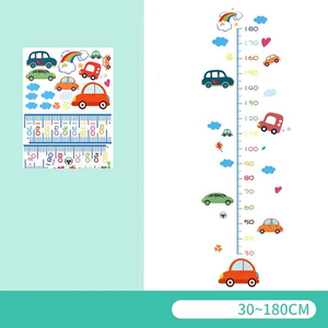 Height Chart Wall Decal Cartoon Style