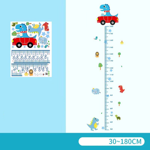 Height Chart Wall Decal Cartoon Style