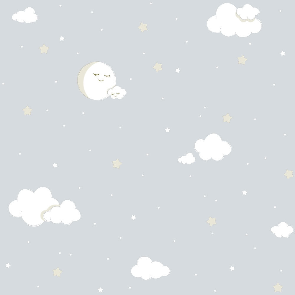 Kid's paper wallpaper Clouds 221-3, Lullaby, ICH Wallcoverings