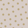 Old pink non-woven wallpaper with gold polka dots 139244, Forest Friends, Esta