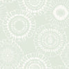 Green-white non-woven floral wallpaper 128861, Little Bandits, Esta