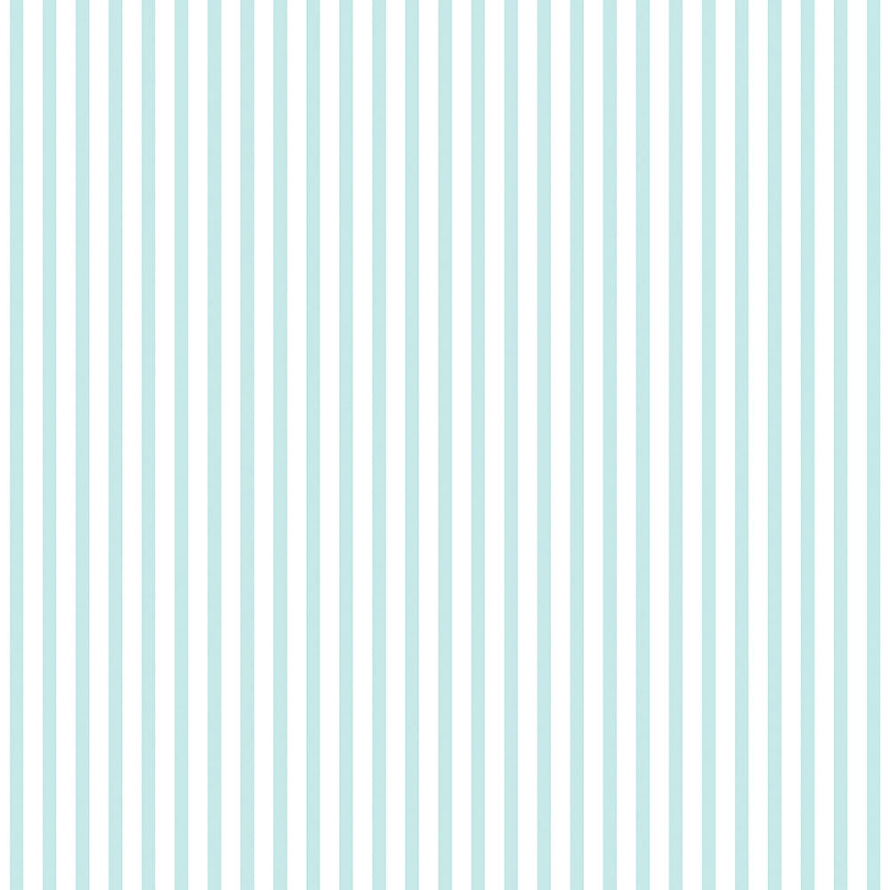 Paper, white and turquoise stripes wallpaper  462-2, Pippo, ICH Wallcoverings