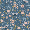 Non-woven floral wallpaper with butterflies M58101, My Kingdom, Ugépa