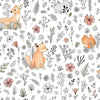 Non-woven children's wallpaper - flowers, plants, animals M51805, My Kingdom, Ugépa