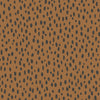 Brown non-woven wallpaper with irregular black ovals 139257, Forest Friends, Esta
