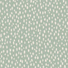 Green non-woven wallpaper with white irregular ovals 139256, Forest Friends, Esta