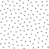 White non-woven wallpaper with black polka dots 138934, Little Bandits, Black & White, Esta