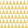 Non-woven wallpaper with ocher and white triangles 128863, Little Bandits, Esta