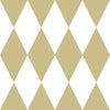 Geometric pattern wallpaper - white and gold rhombuses 347669, Precious, Origin