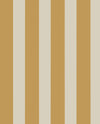 Ocher striped wallpaper.