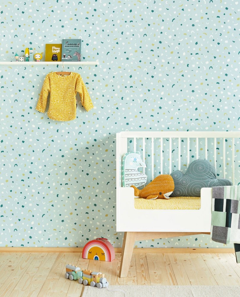 Children's non-woven wallpaper 399102, Mini Me, Eijffinger