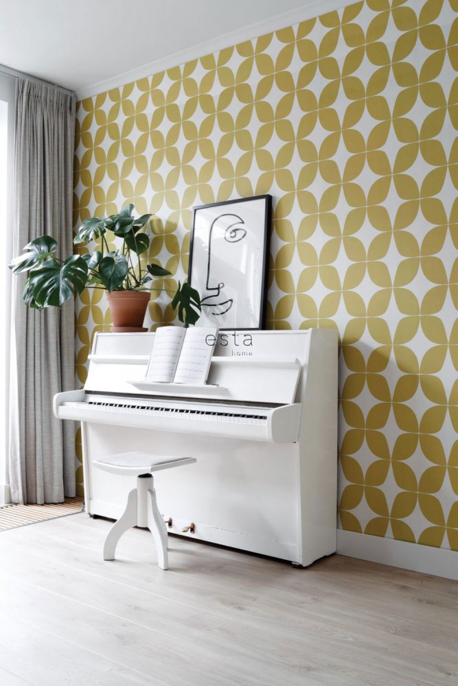 Geometric non-woven wallpaper 139098, Scandi cool, Esta