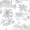 Black-white non-woven wallpaper, Animals, 139534, To the Moon and Back, Esta Home