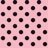 Pink wallpaper with black dots, 16652, Friends & Coffee, Cristiana Masi by Parato