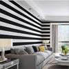 Load image into Gallery viewer, Black And White Straight Stripes Peel and Stick Wallpaper
