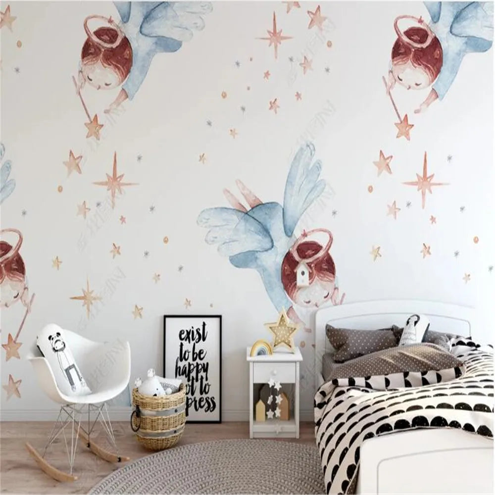 Little Magical Angels Wallpaper Mural