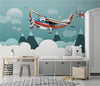 Load image into Gallery viewer, Colorful Planes And Mountains Wallpaper Mural