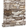 Stones And Bricks Imitation Peel and Stick Wallpaper